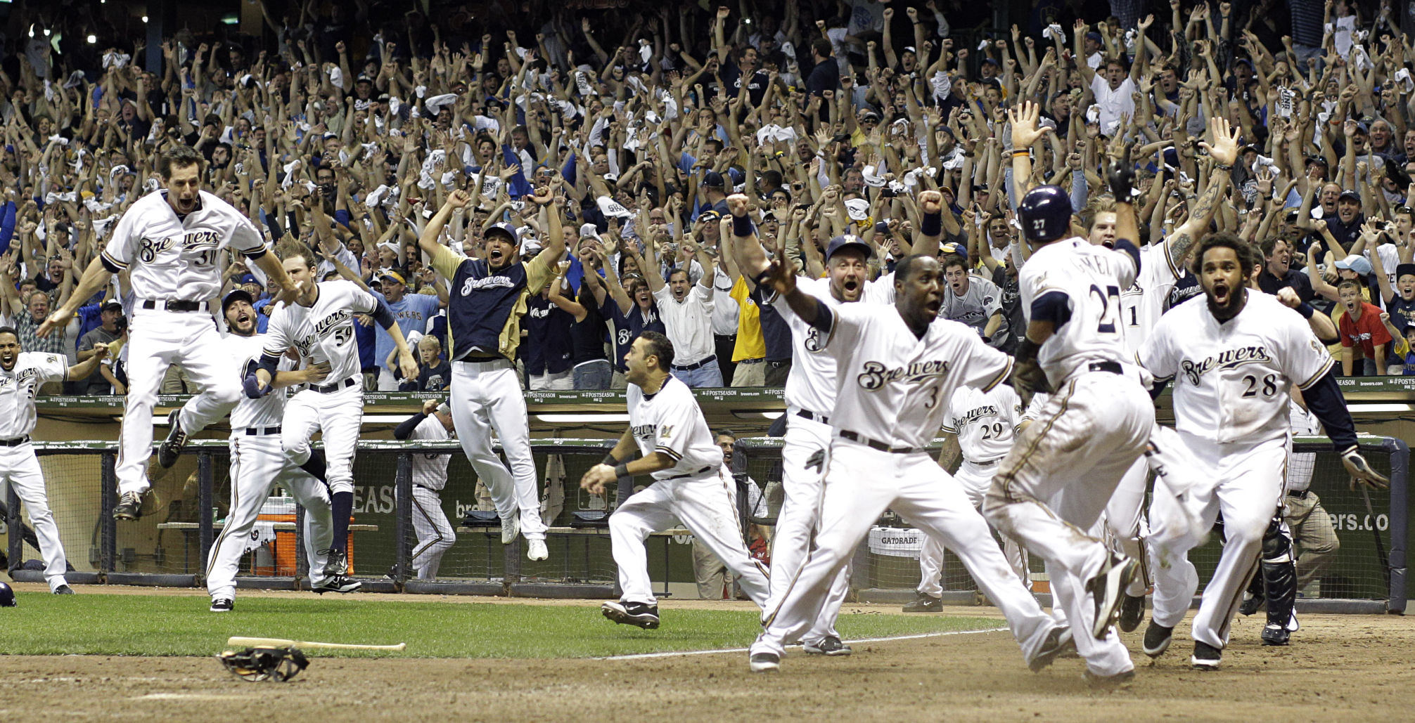 2011: 1st in NL Central, lost NL Championship Series to the Cardinals